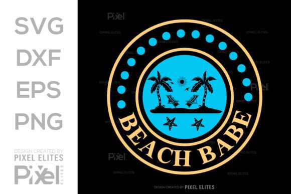 Beach Babe SVG: A Summer Embroidery Essential