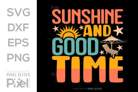 Bringing Summer Vibes to Branding with Sunshine and Good Time SVG