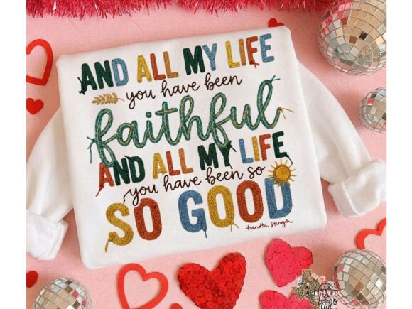 Christian Faith Bible Verse Tshirt Design
