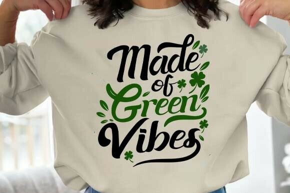 Green Vibes SVG for T-Shirt Graphics