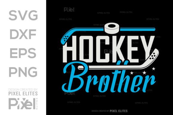 Hockey Brother SVG T-shirt Design