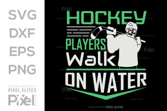 Hockey Players Walk on Water SVG File
