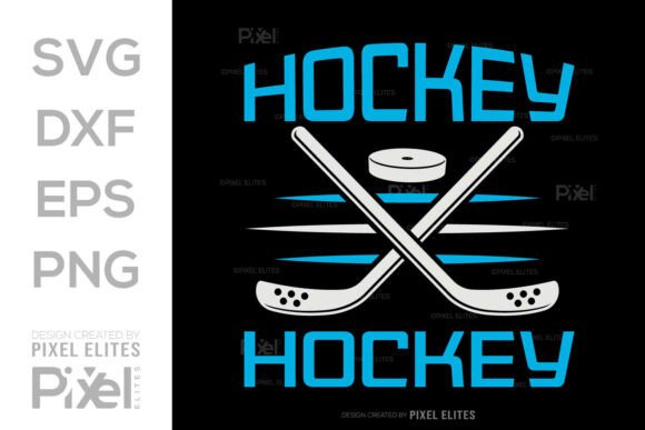 Hockey SVG Cut File Design