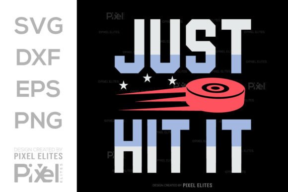 Just Hit It SVG: A Bold Graphic for Sports Marketing