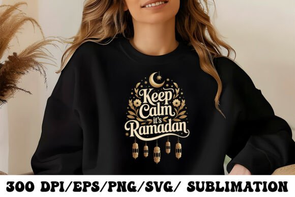 Keep Calm Ramadan Islamic Shirt Design